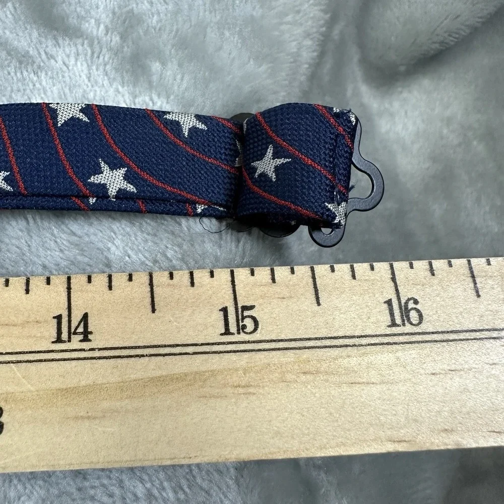 Cat & Jack Boys Bow Tie Blue Red White Stars & Stripes 1.75